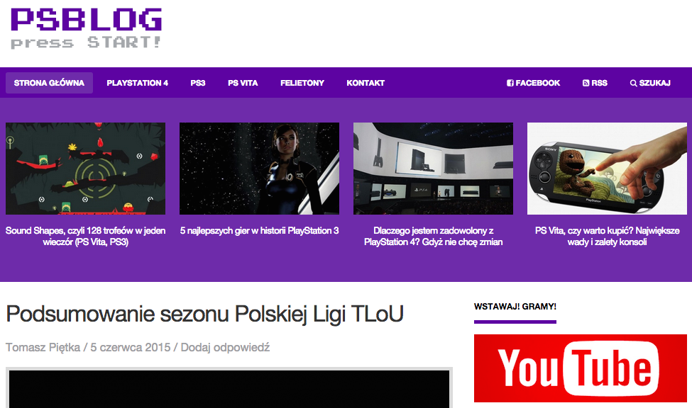 Strona internetowa psblog-pl